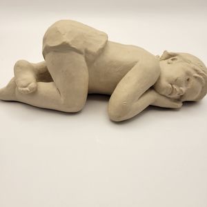 Vintage Austin Productions baby sculpture by Sculptured Treasures Inc. 1982